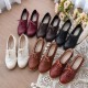 Sentaro British Style Brogue Low and Medium Heel Shoes(6 Colours/Full Payment Without Shipping)